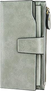 Ladies Purse,Large Capacity Genuine Leather Women's Wallet with Multiple Card Slots