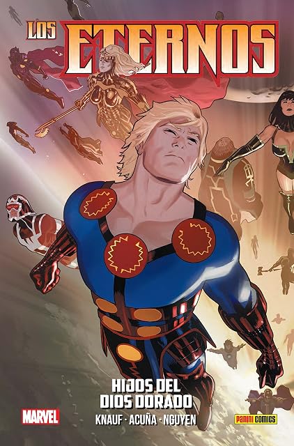 Portada de Los eternos 9. hijos del dios dorado