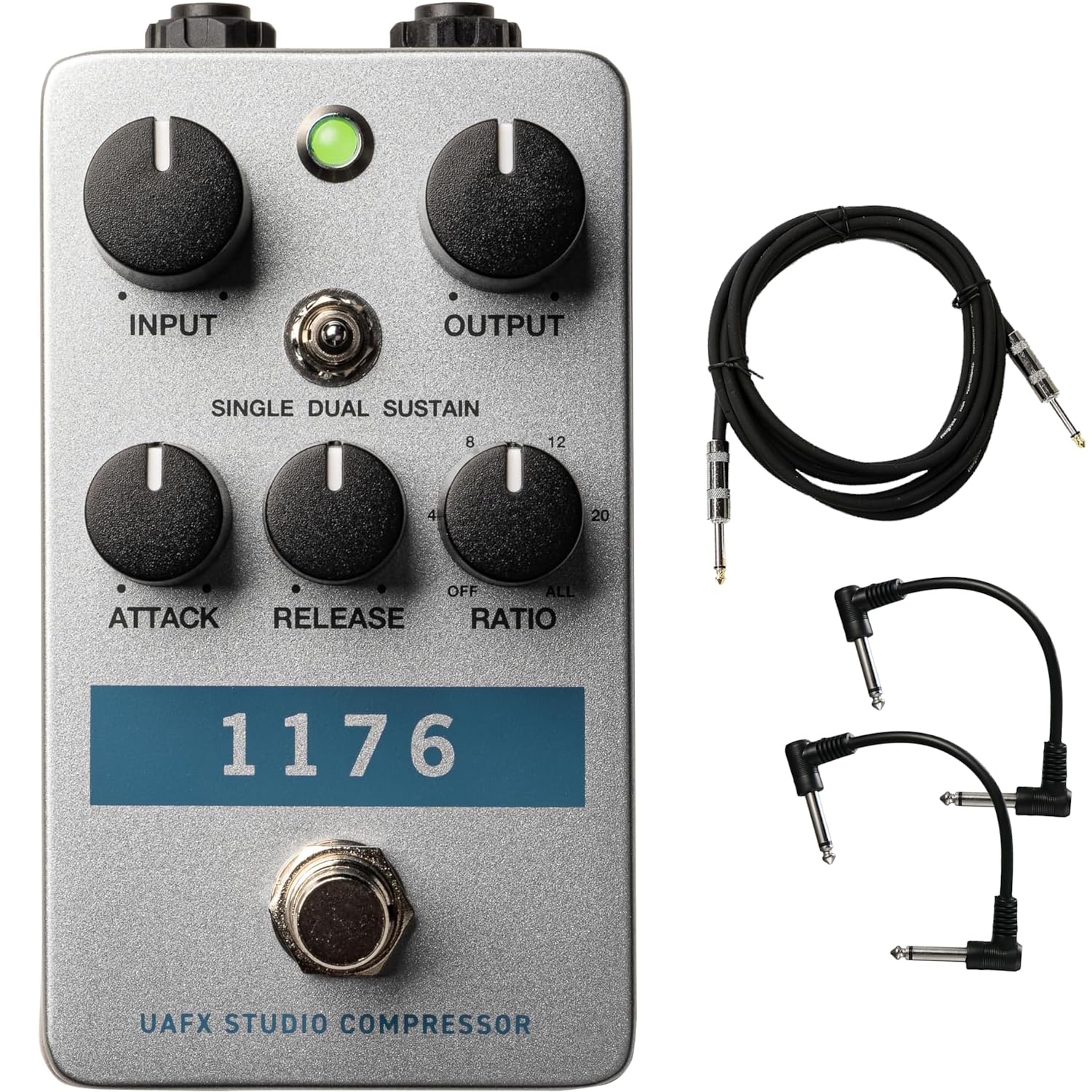 【orange09】UAFX 1176 Studio Compressor Universal Audio UAFX 1176 Studio Compressor Pedal - Bundle with