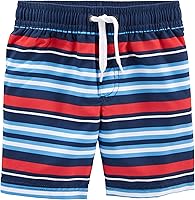 Vista 3 de Simple Joys by Carter's - Conjunto de traje de baño para bebés y niños pequeños (short y camiseta de protección)