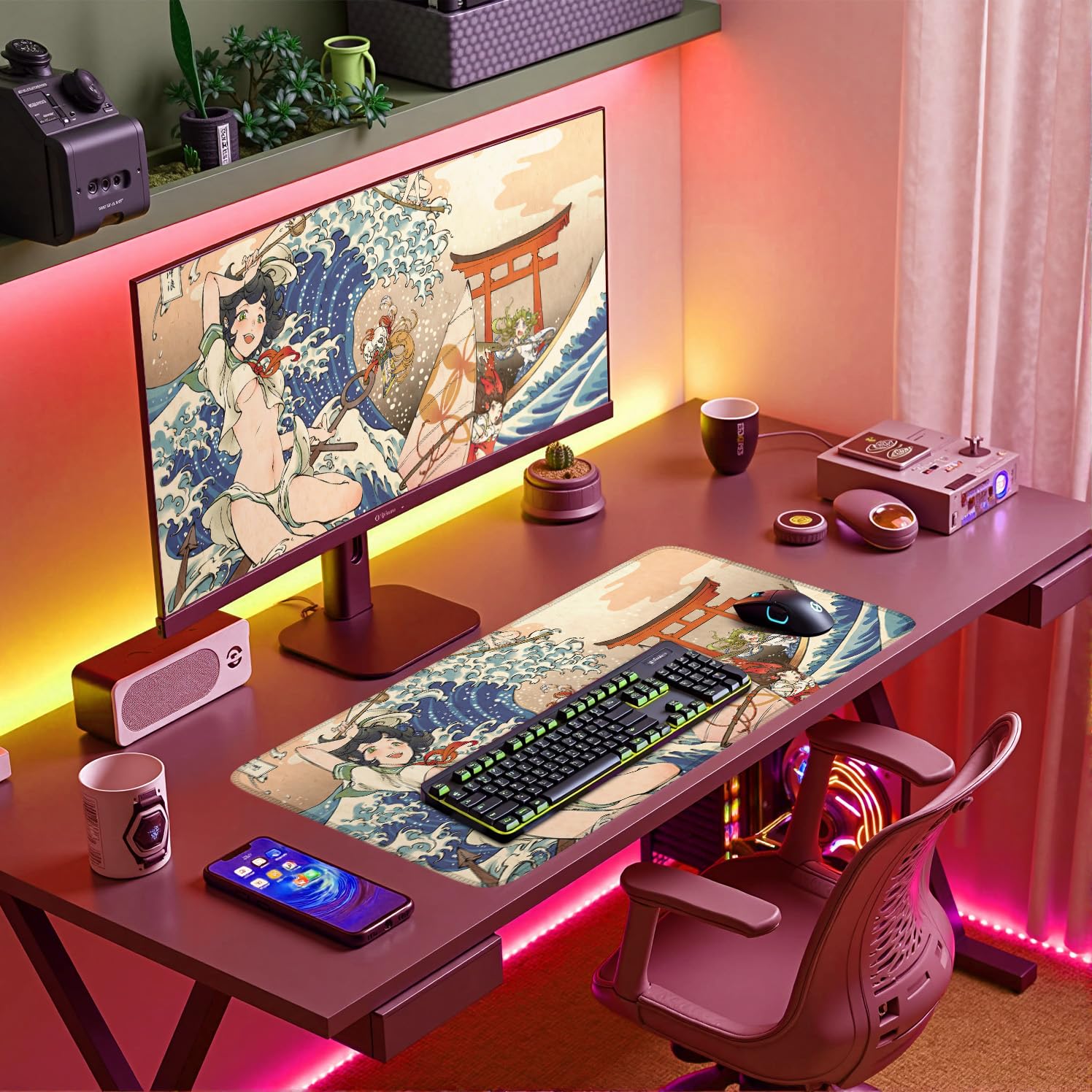 希少Spice Girls Computer Mouse Padスパイスガールズ Amazon.com: RGB LED Mouse Pad Sexy Anime Gaming Mouse Pad Sexy