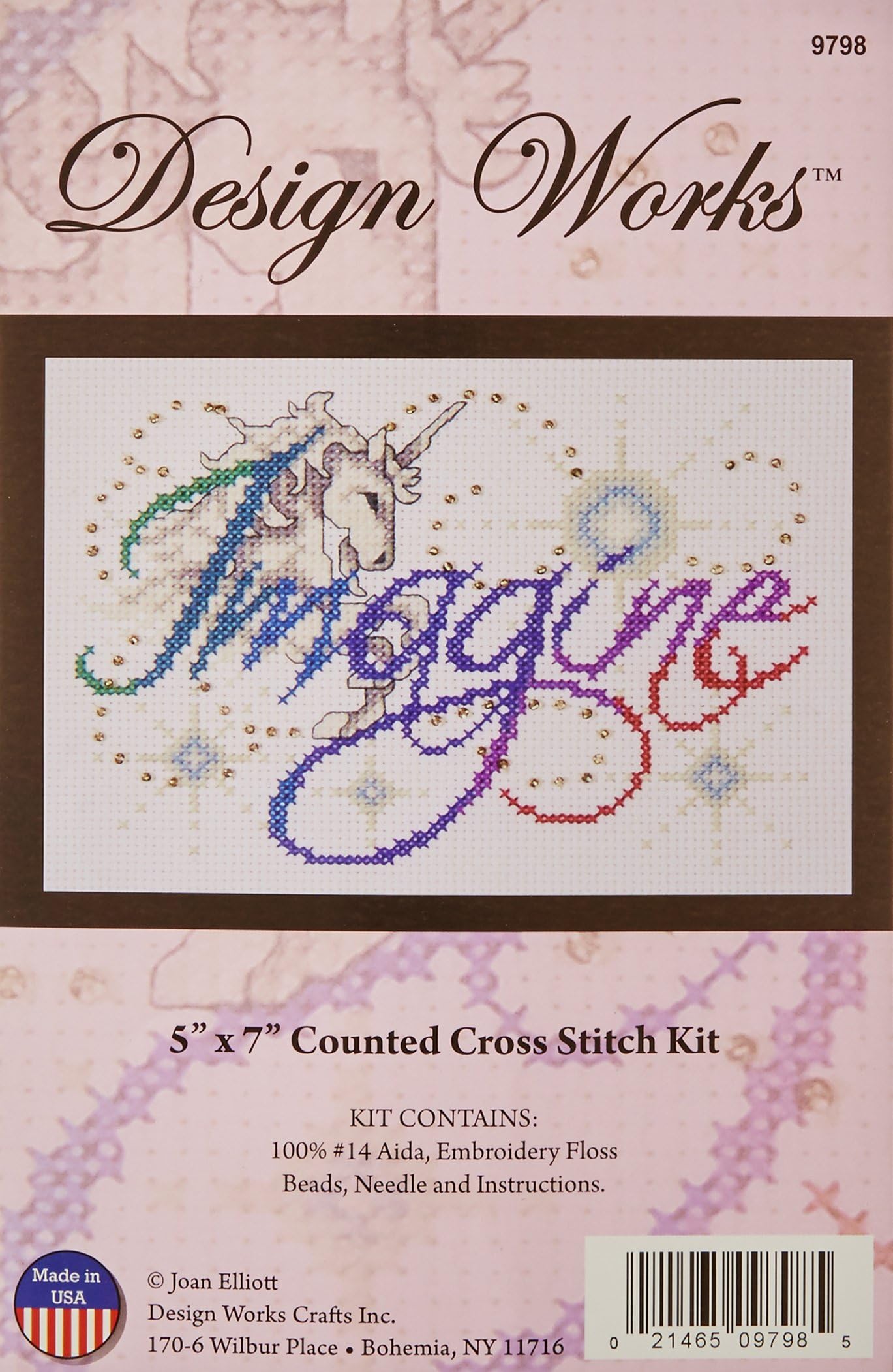 Design Works Imagine Cross Stitch Kit, Multi-Colour