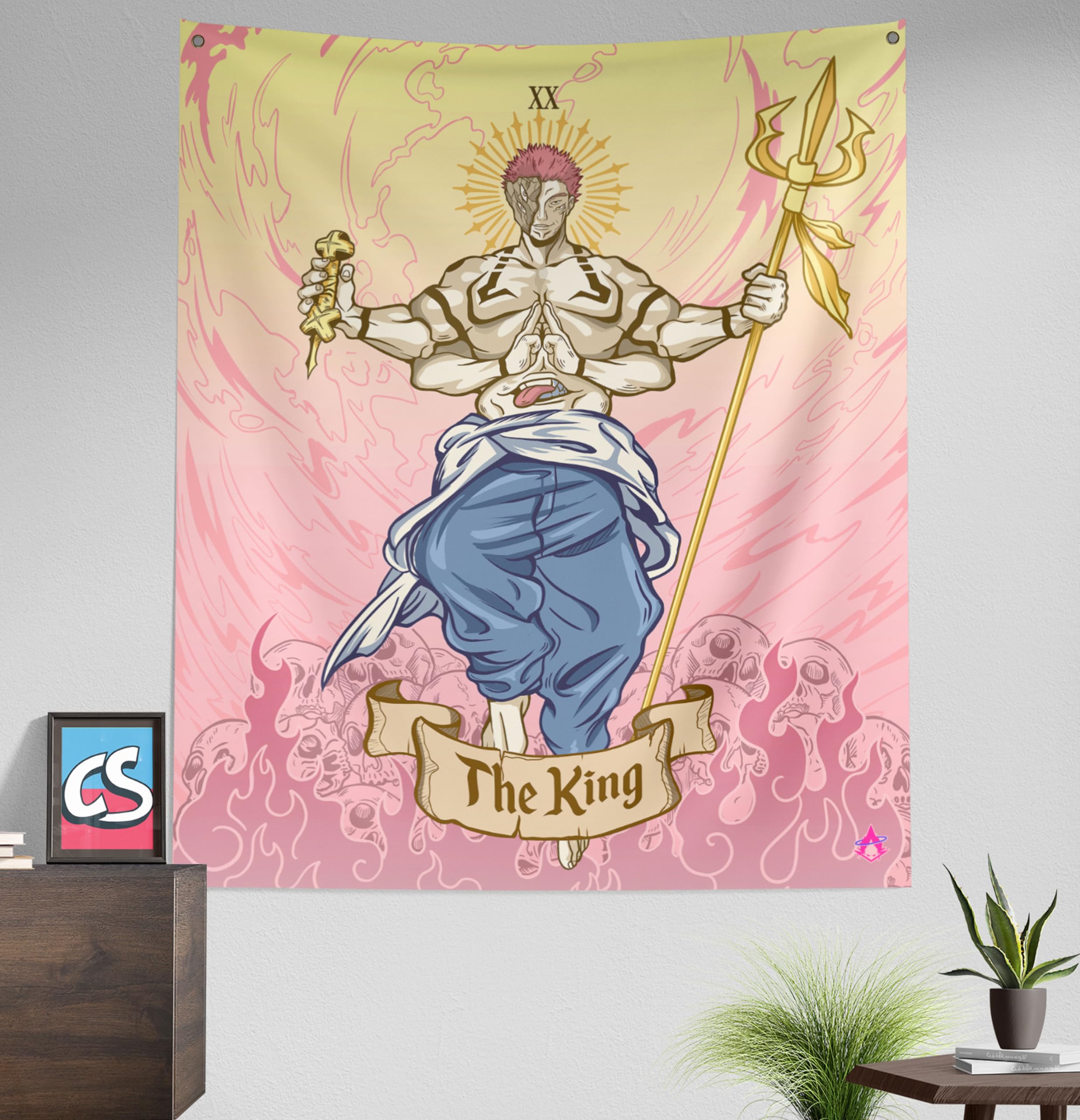 Anime Tapestry Wall Hanging - Bedroom Decor -8