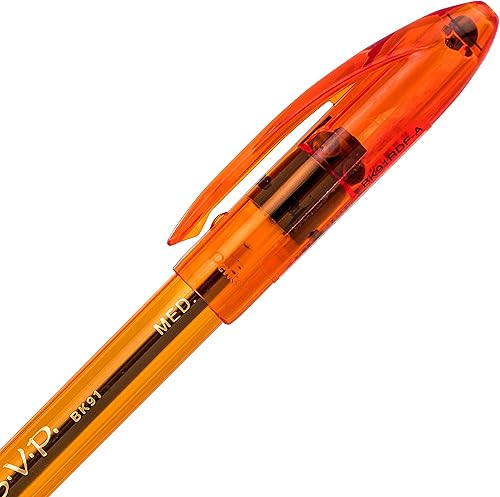 Miniatura 7 de Pentel RSVP Razzle-Dazzle - Bolígrafo de línea media barril azul tinta negra caja de 12 BK91RDC-A