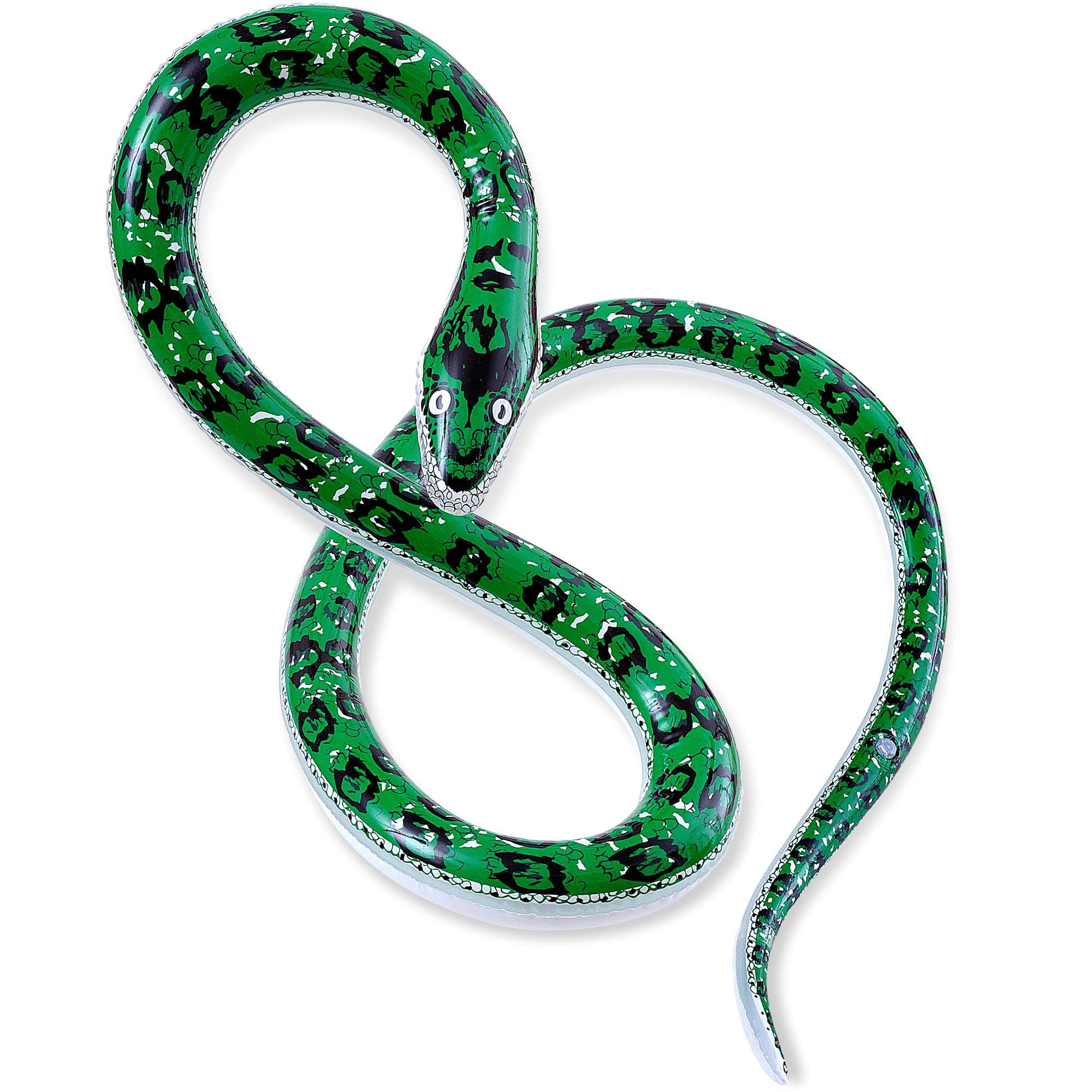 4 Pezzi Falso Serpente Gonfiabile – Grandi Pitoni Per Piscina E Decorazioni Halloween (Grigio, Giallo, Verde, 120 Cm)