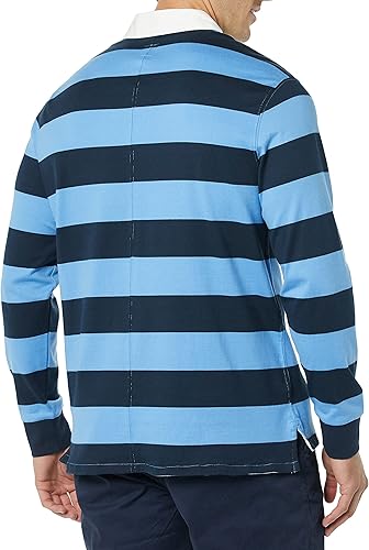 Miniatura 2 de Tienda Essentials Men's Organic Cotton Long Sleeve Rugby Top (Previously Tienda Aware)