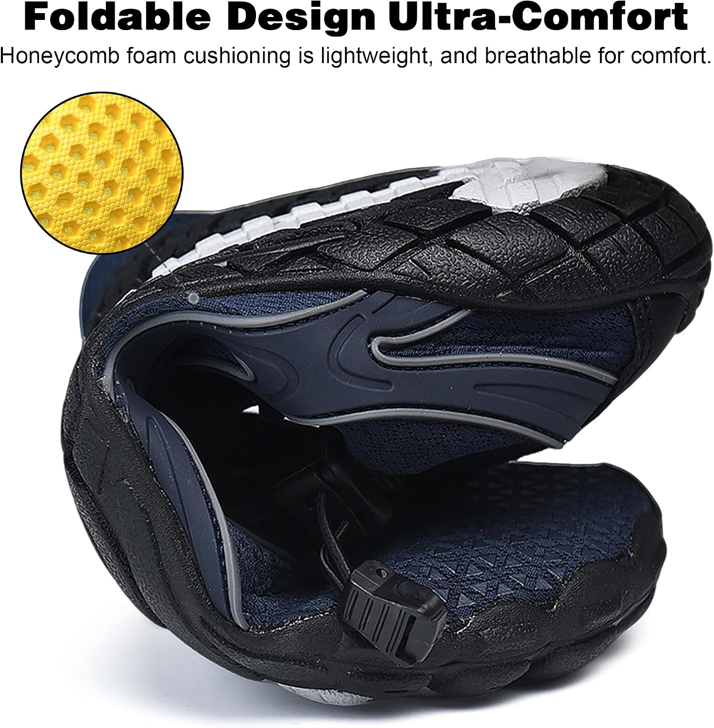 Water Shoes for Women Men, Swim Water Shoes, Beach Water Shoes, Barefoot Quick Dry Non-Slip for Hiking Surf River Pool Water Sports
