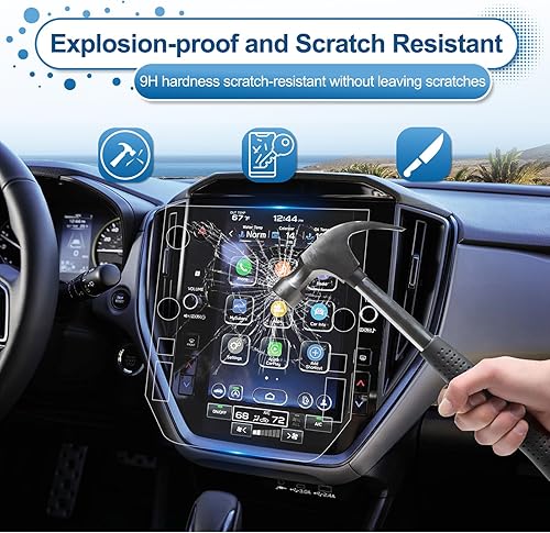 Miniatura 4 de Coleya Protector de pantalla XC60 XC90 S60 S60 2018-2023 para Volvo XC60 XC90 S60 trasera con control de pantalla táctil 9H, vidrio templado 2022