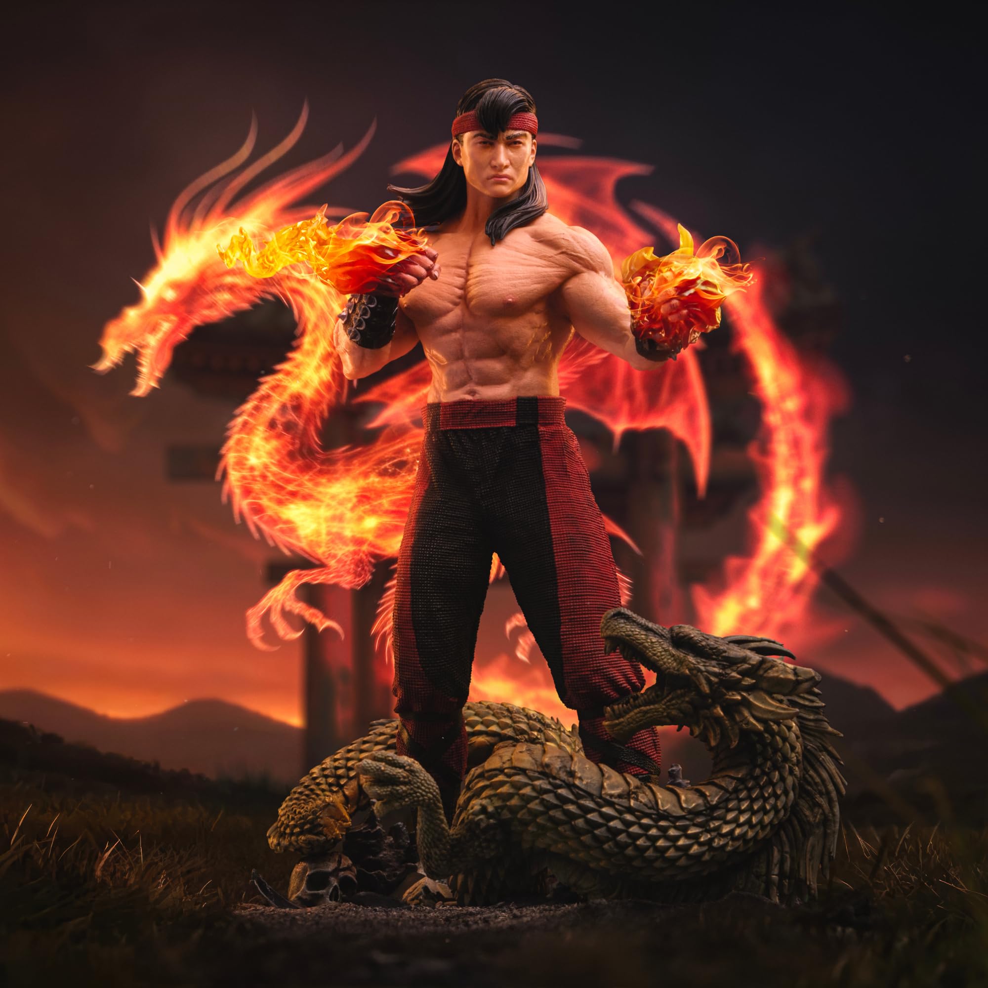 Iron Studios Statue Art Scale 1/10 LIU Kang Mortal Kombat, 22,5 cm