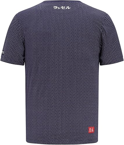 Miniatura 2 de Fuel For Fans Mercedes Benz F1 Edición Especial George Russell 2022 Konnichiwa - Camiseta japonesa GP azul marino, marino