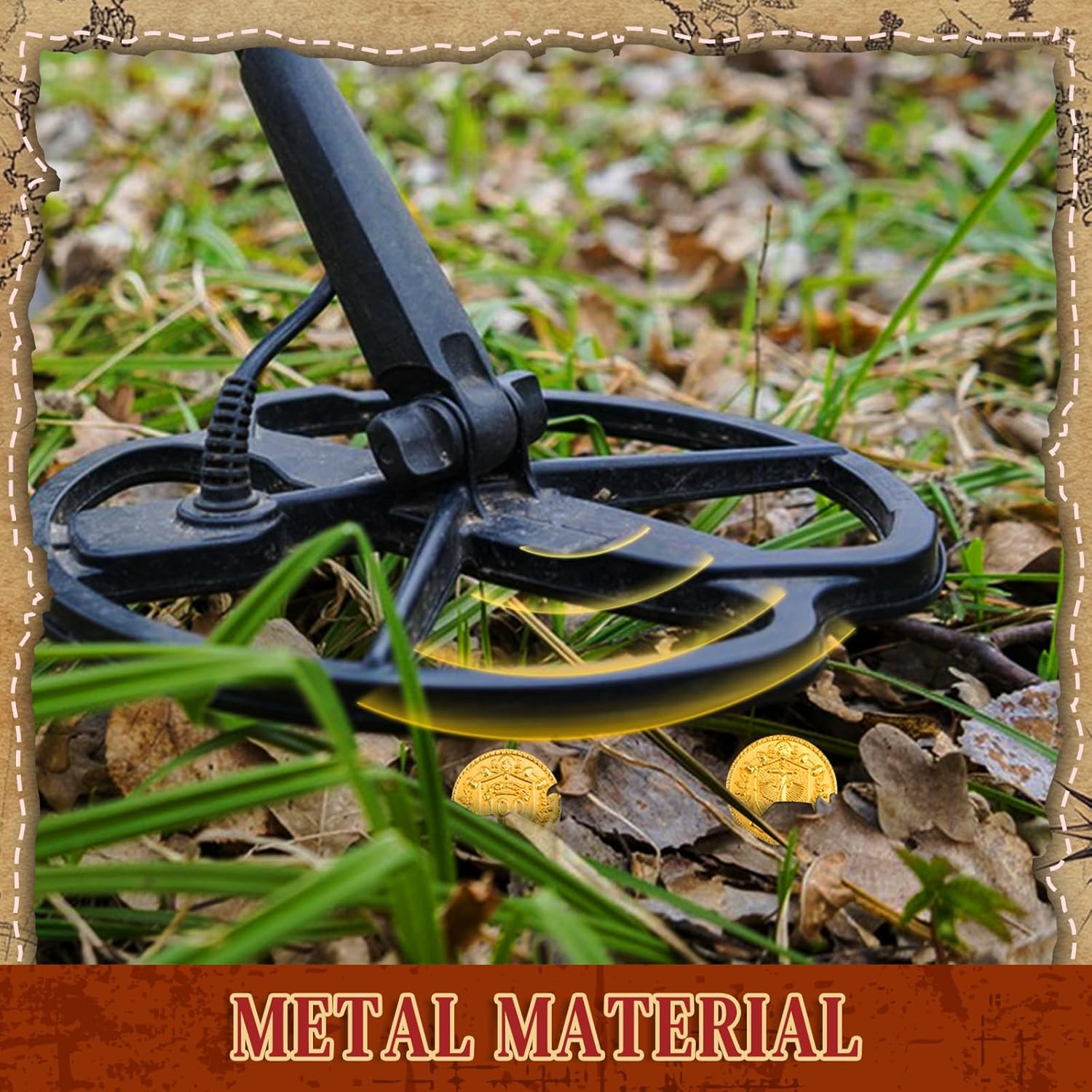 BYHOO 30개 메탈 던전 앤 드래곤 코인 1.2 골드 실버 구리 토큰 (액면가) 보드 게임 및 테이블탑 RPG 판타지 메탈 코인  (해적 게임 파티 코스프레용)