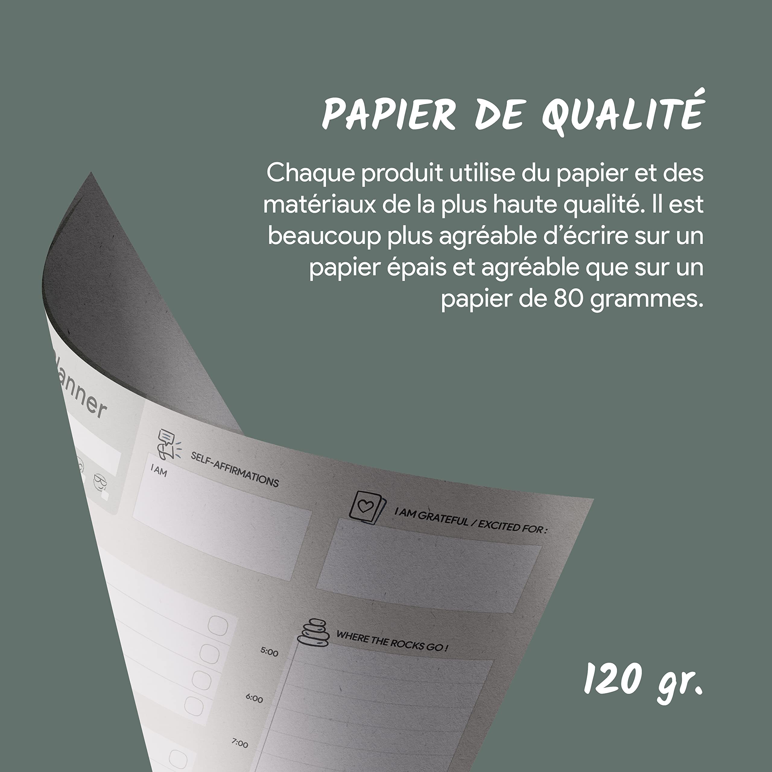Planner Quotidien Productif Bloc Note To Do List A5 Agenda Professionnel Gestion des Objectifs Tâches Prioritaires