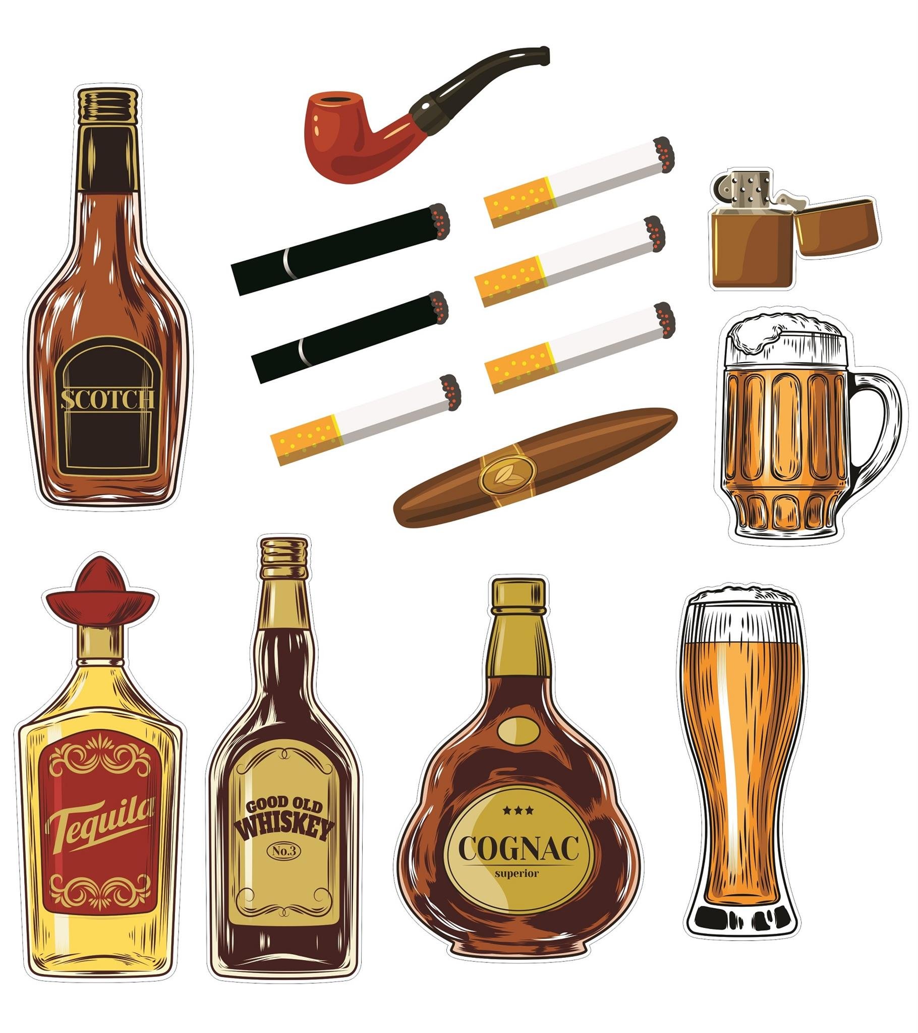 Indian Collectible - Set di 29 accessori per cabina fotografica, per feste in birra, multicolore