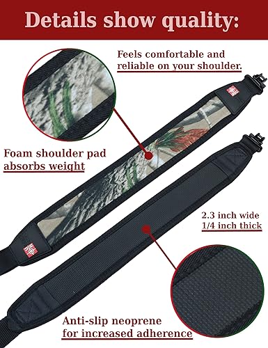 Miniatura 4 de Underalert Escopeta con giros de metal y acolchado de neopreno y 3 soportes de carcasa para 12GA con velcro y adhesivo en la parte trasera