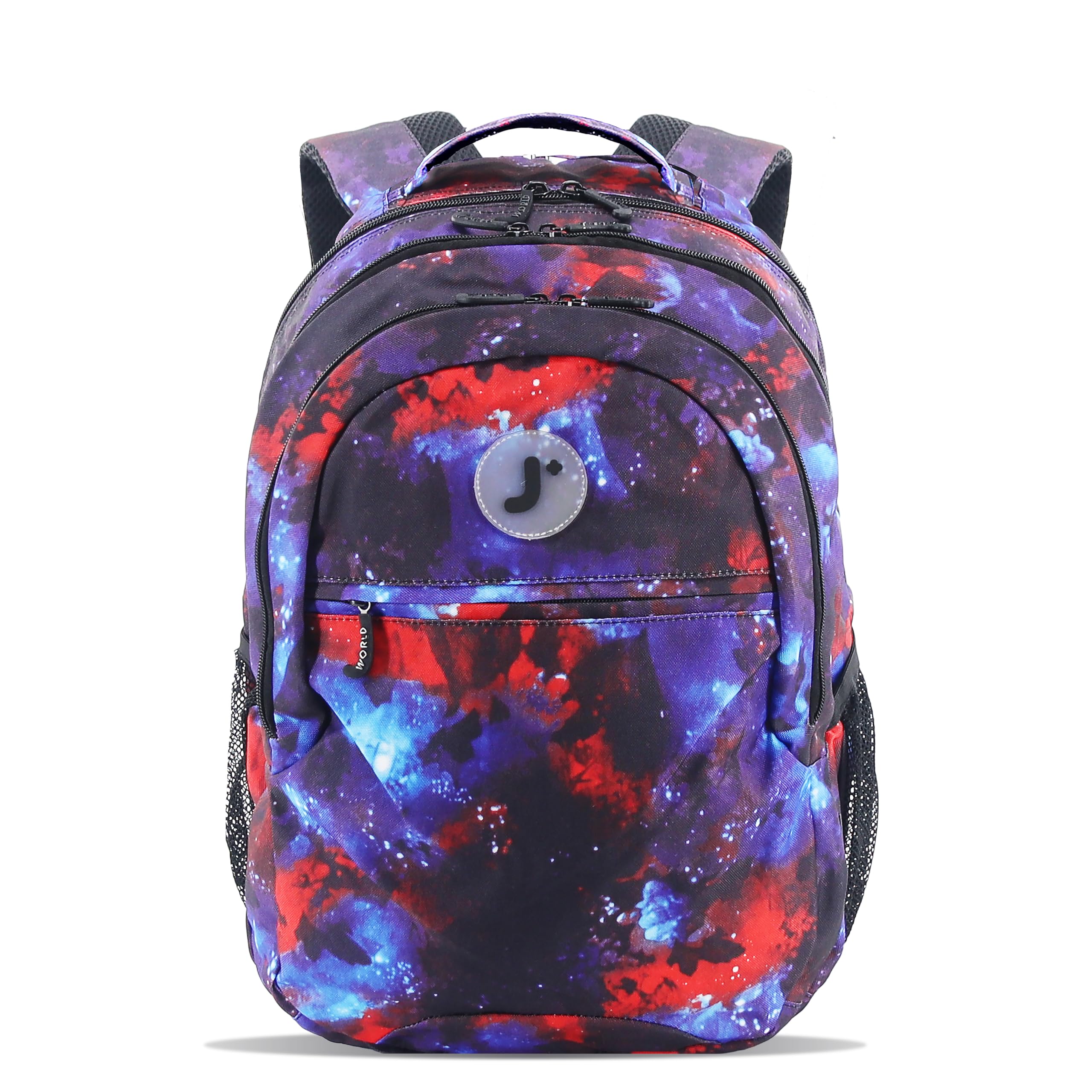 J World Cornelia Middle School Backpack for Kids. Student Laptop Bookbag, Galaxy