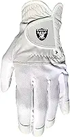 NFL LAS Vegas Raiders Cool Mesh com couro Cabretta - Tamanho único - Canhoto masculino NFL Cool Mesh com couro Cabretta - Tamanho único - Masculino esquerdo