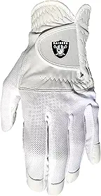 NFL LAS Vegas Raiders Cool Mesh com couro Cabretta - Tamanho único - Canhoto masculino NFL Cool Mesh com couro Cabretta - Tamanho único - Masculino esquerdo