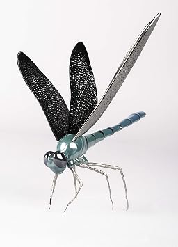 LLADRO Dragonfly Figurine. Porcelain Dragon-Fly Figure.