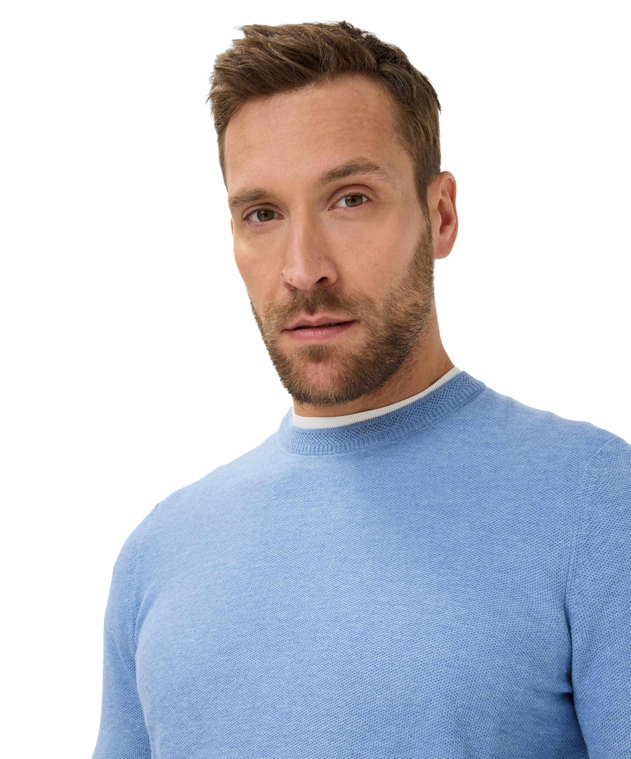 BRAX - Herren Pullover Rundhals, Style Rick (24-4108)