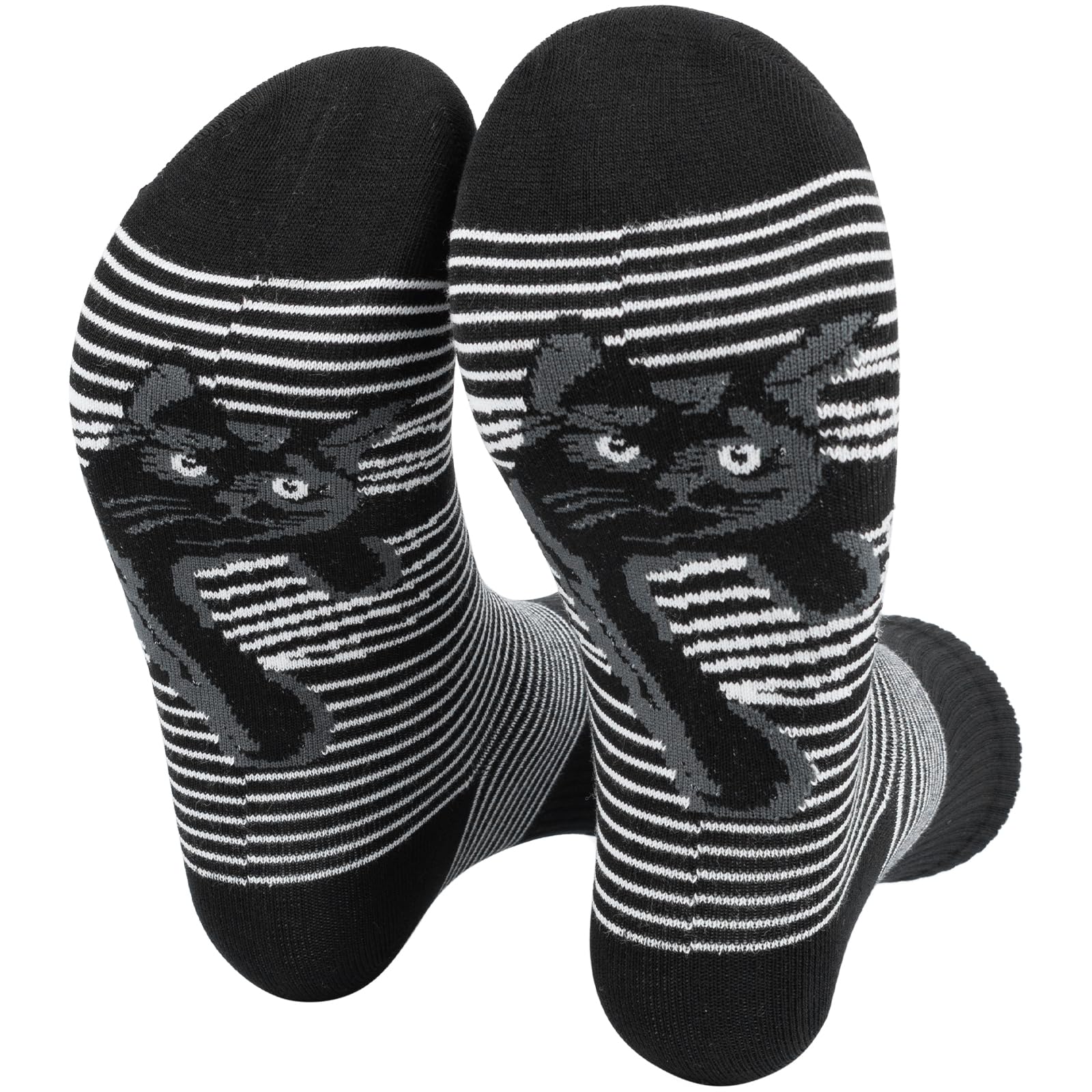 FACHOI Cute Cat Thermal Socks for Women Men, Funny Novelty Cotton Socks Winter Warm Thick Socks for Work, Trekking Outdoor Sports F4-MMTWW