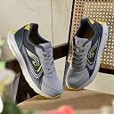 Campus Men's CAVD Sneakers - L.Grey/Lemon 7UK/India 1 Pair gallery image