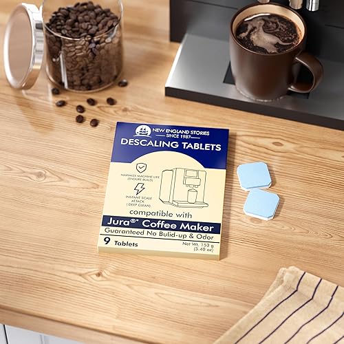 Miniatura 6 de Tabletas descalcificadoras compatibles con Jura (paquete de 9)  Potente removedor de cal y calcio para máquinas de café  Previene obstrucciones,