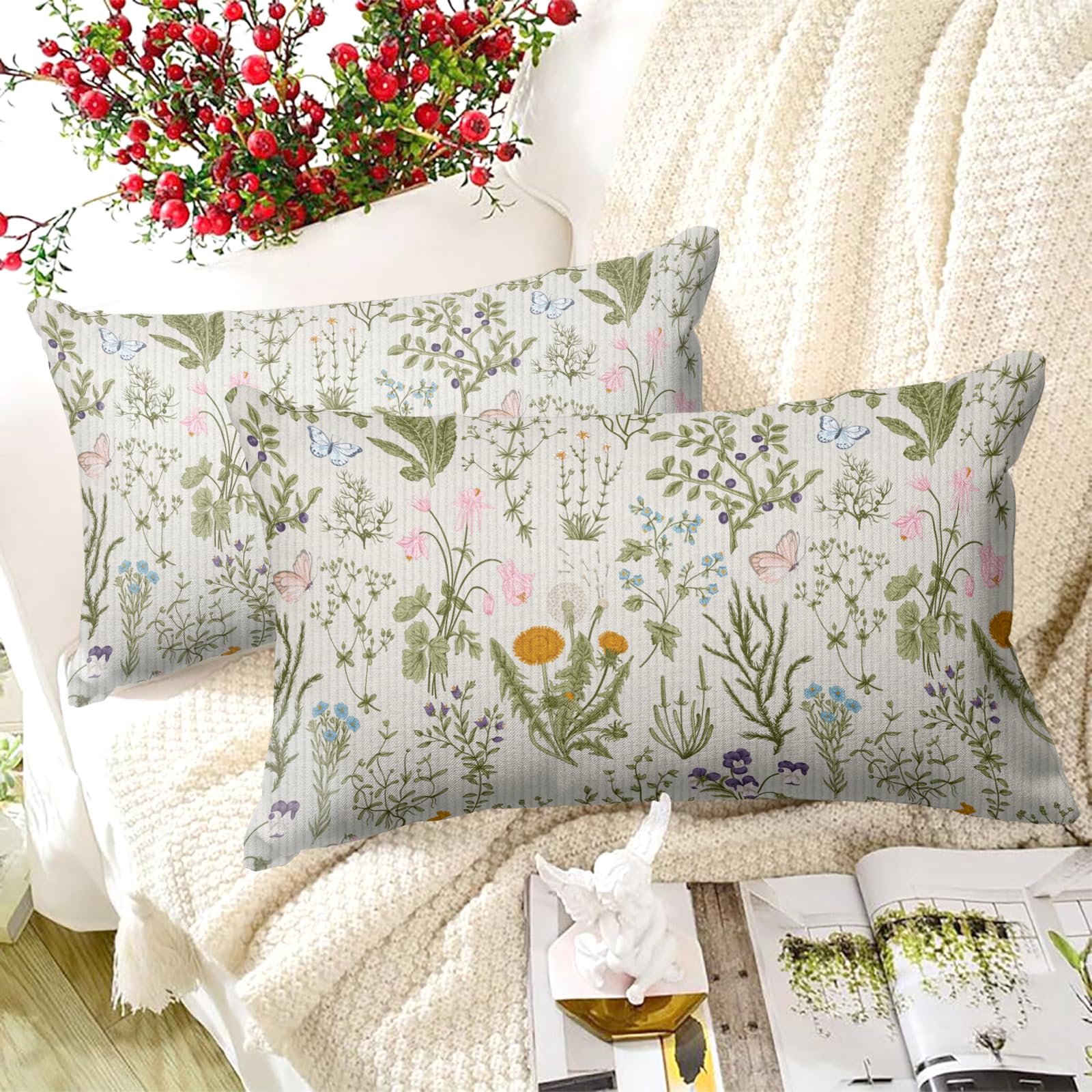 XPHZZL Cushion Covers Set of 2 Pack 30 x 50 cm - Image 3