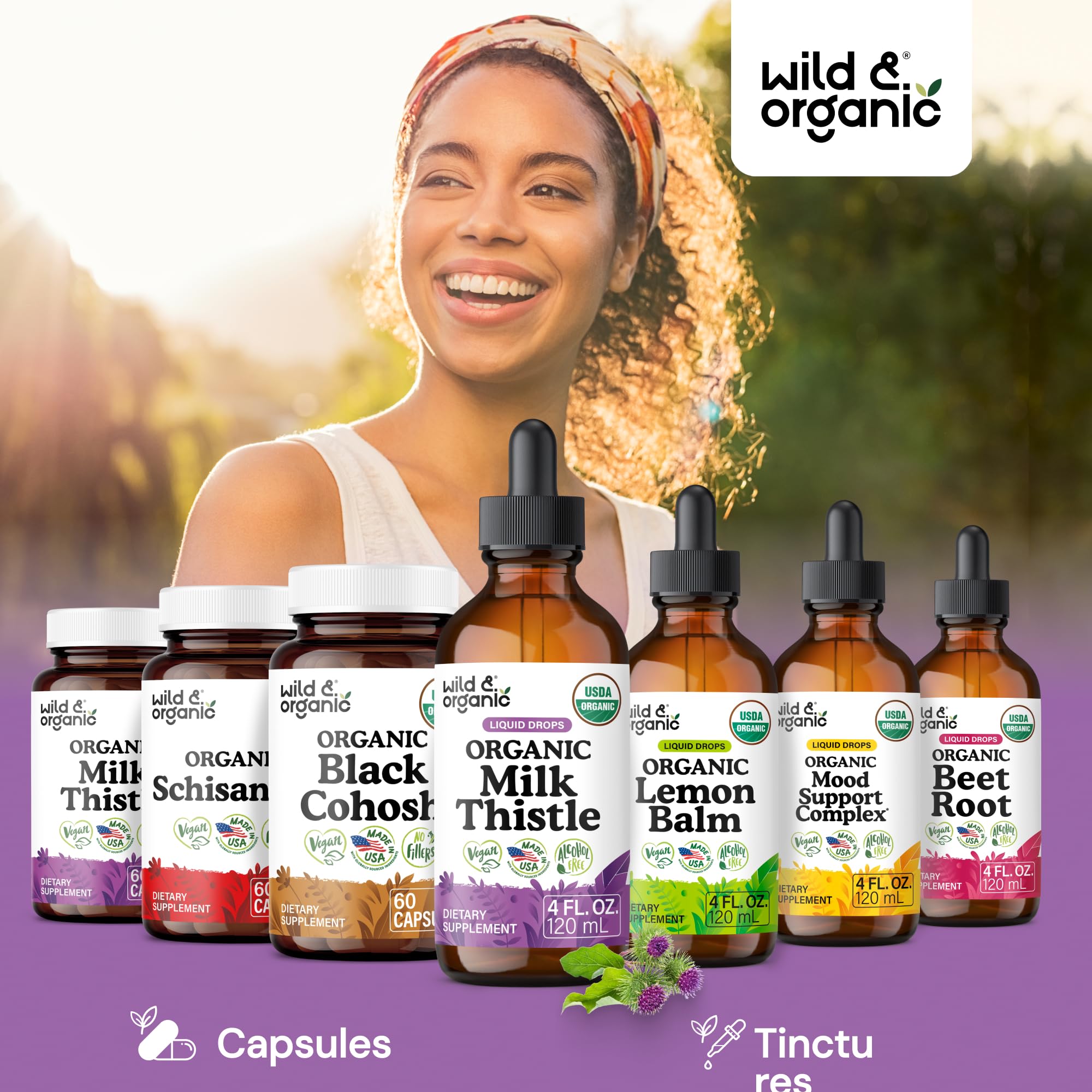 USDA Organic Milk Thistle Liquid Drops - Liver Cleanse Support - 4 oz — Amazon image 8