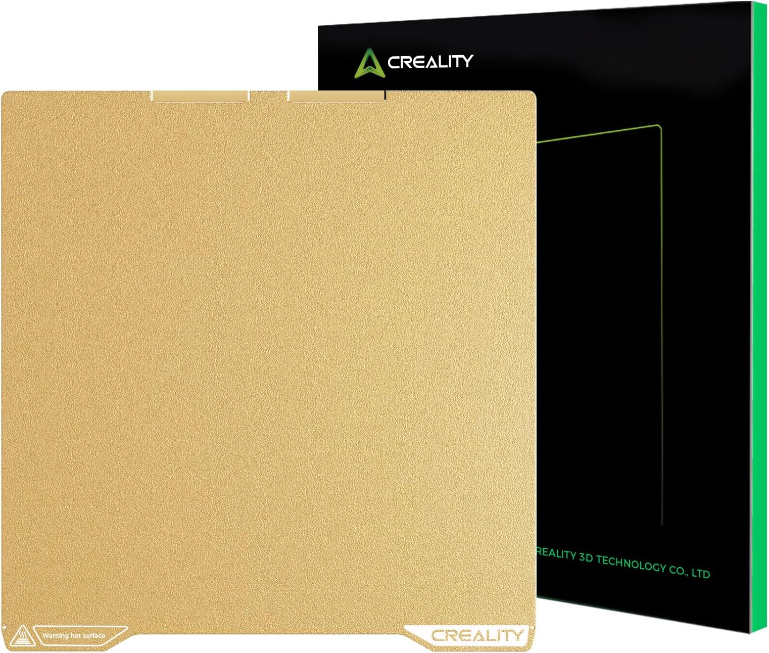 Creality K2 Pro Build Plate Original 325x310mm Dual Sided Golden PEI Coating Spring Steel Magnetic K2 Pro Bed Plate Creality 3D Printer PEI Sheet K2 Pro/K1 Max/Ender 3 V3 Plus