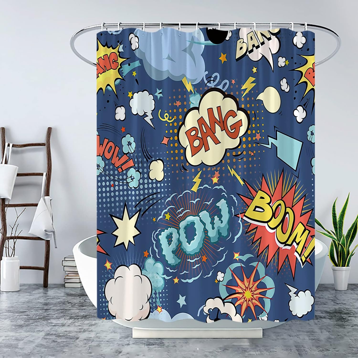 Pop Art Fabric Shower Curtain Outlets Shop