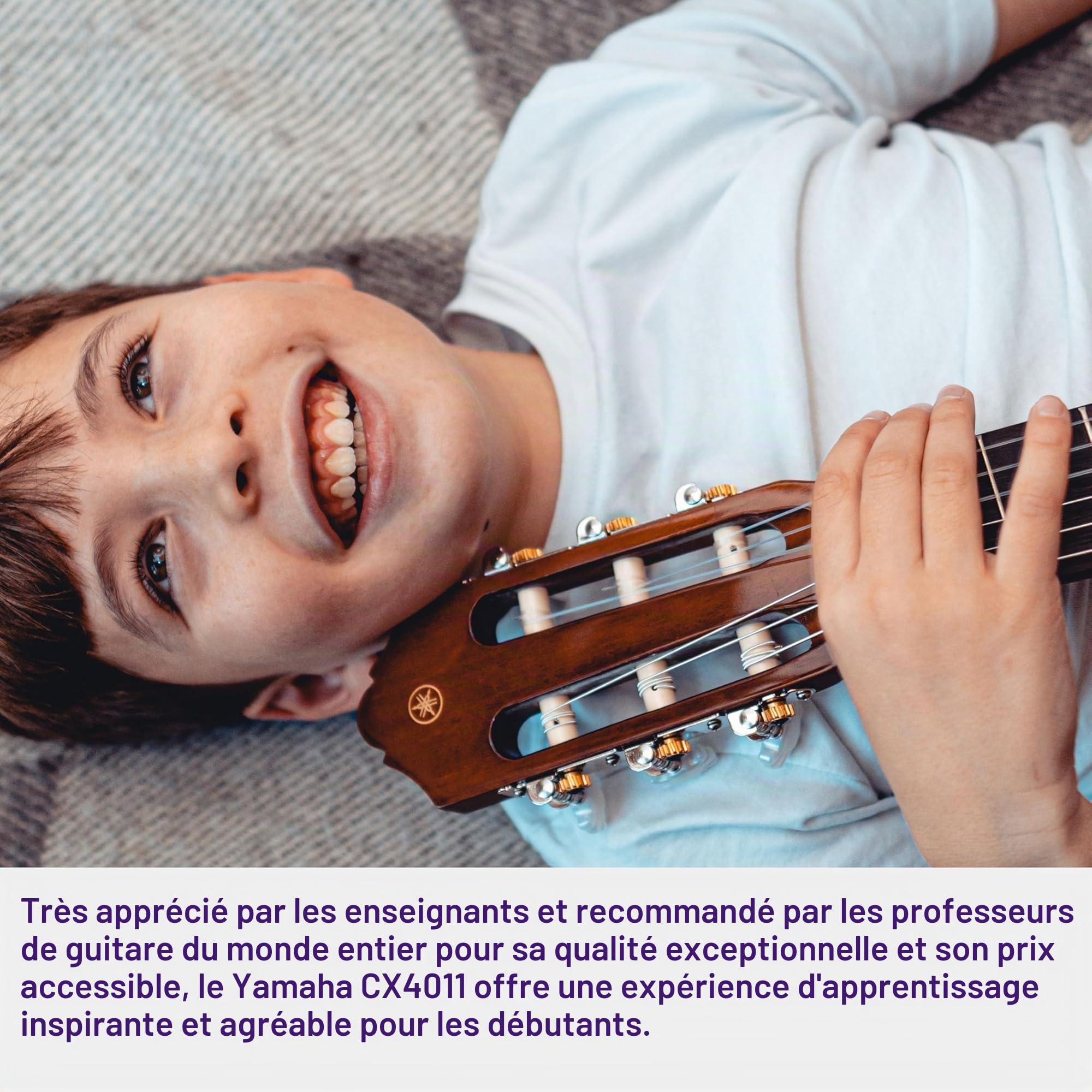 Yamaha CX40II Guitares électro-acoustique classique 4/4 6 cordes Naturel