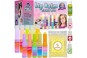 PURPLE LADYBUG Lip Balm Kit Deluxe: Perfect Lip Balm Making Kit for Girls 8-10+