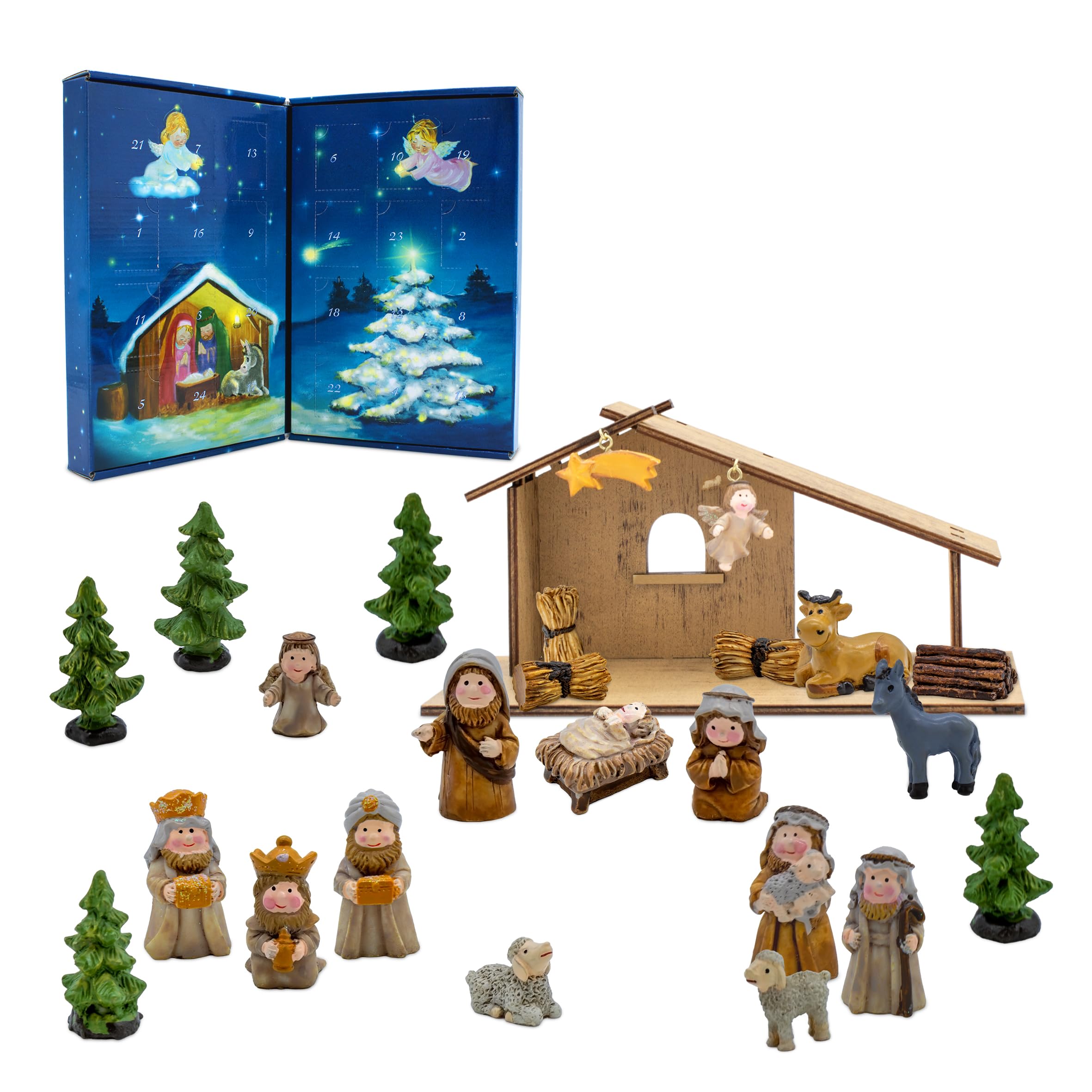 Spetebo Notenkraker figuur 26 cm van hout om zelf te maken - set
