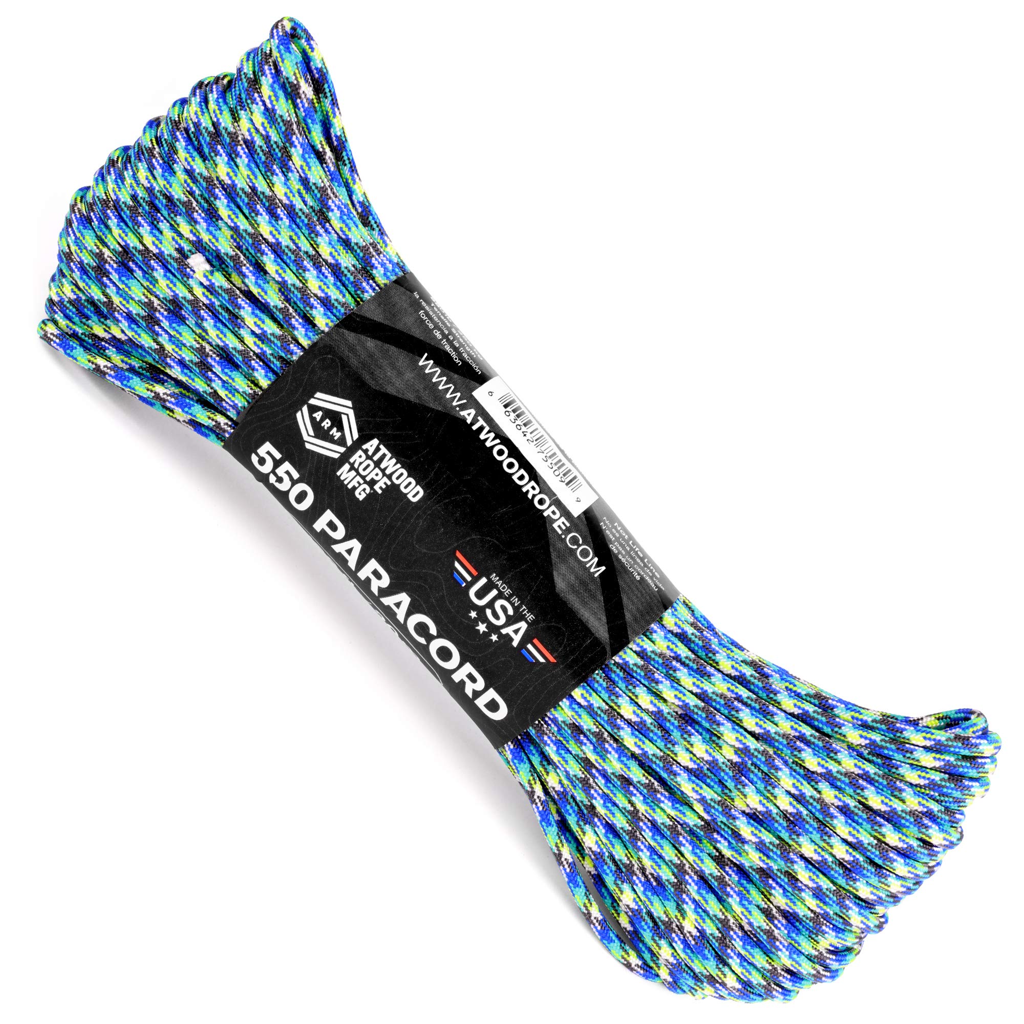 Paracorde 550 Atwood Rope MFG - Corde de nylon 30m Reflex
