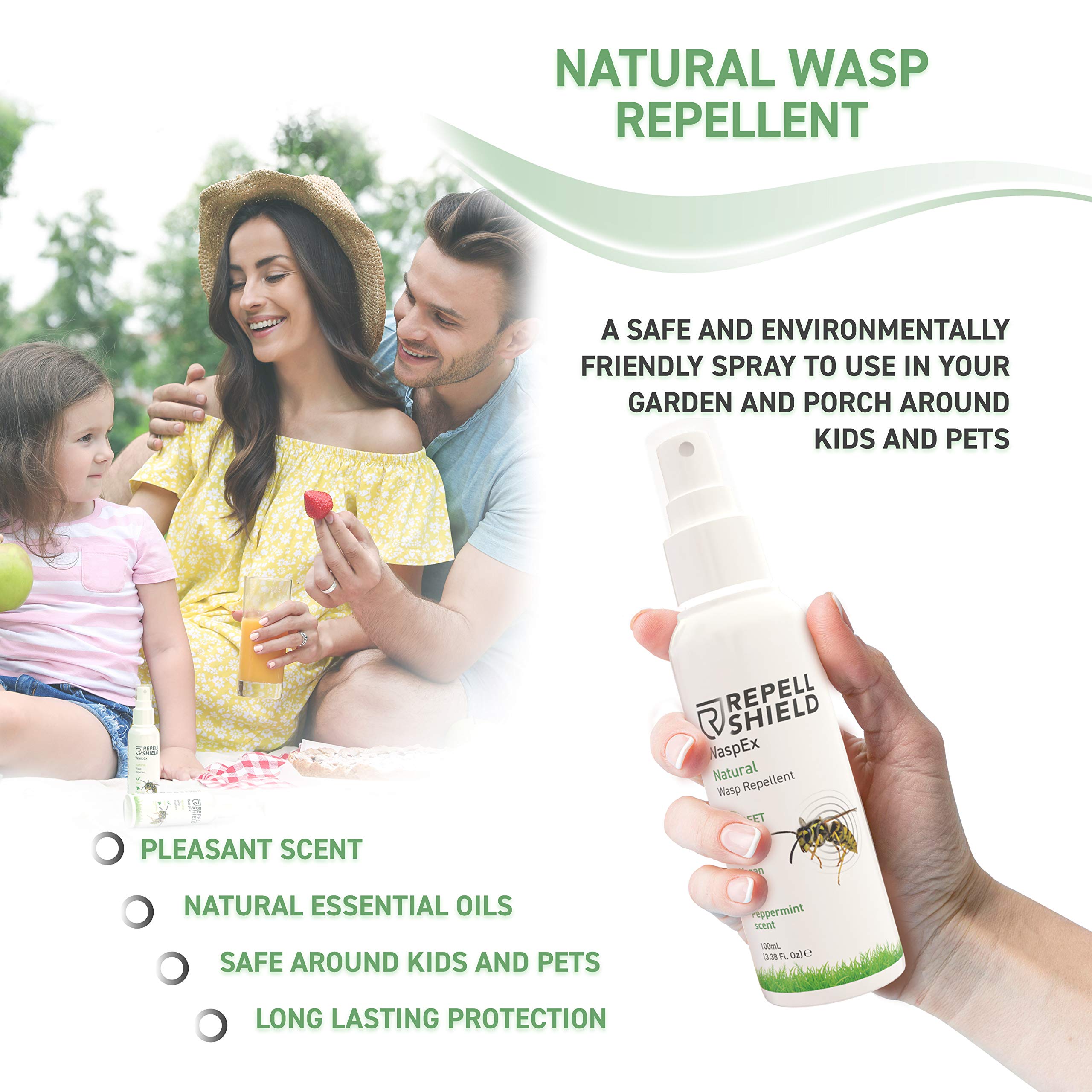 Buy RepellShield Bee And Wasp Repellent Spray Organic Wasp Spray Outdoor & Indoor Ideal Fly Buy RepellShield Bee And Wasp Repellent Spray Organic Wasp Spray Outdoor & Indoor Ideal Fly