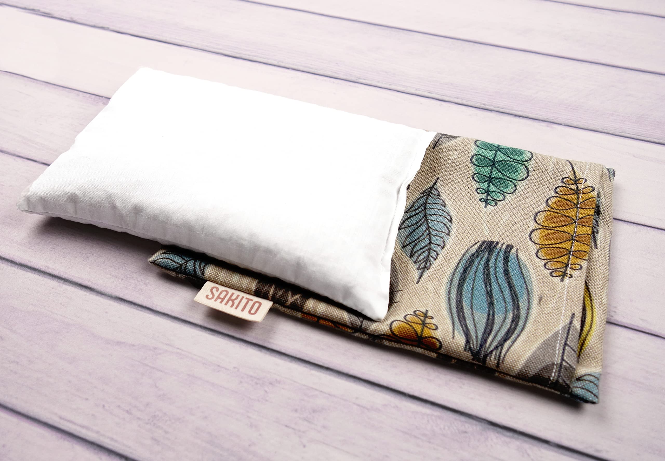 Saco Semillas Microondas (20x10 cm) - Terapia Natural para Cólicos - Calor Natural para Barriguita y Eliminar Gases, Relajacion Infantil - Seguro para Bebes - Tela de Primera Calidad y Funda Lavable