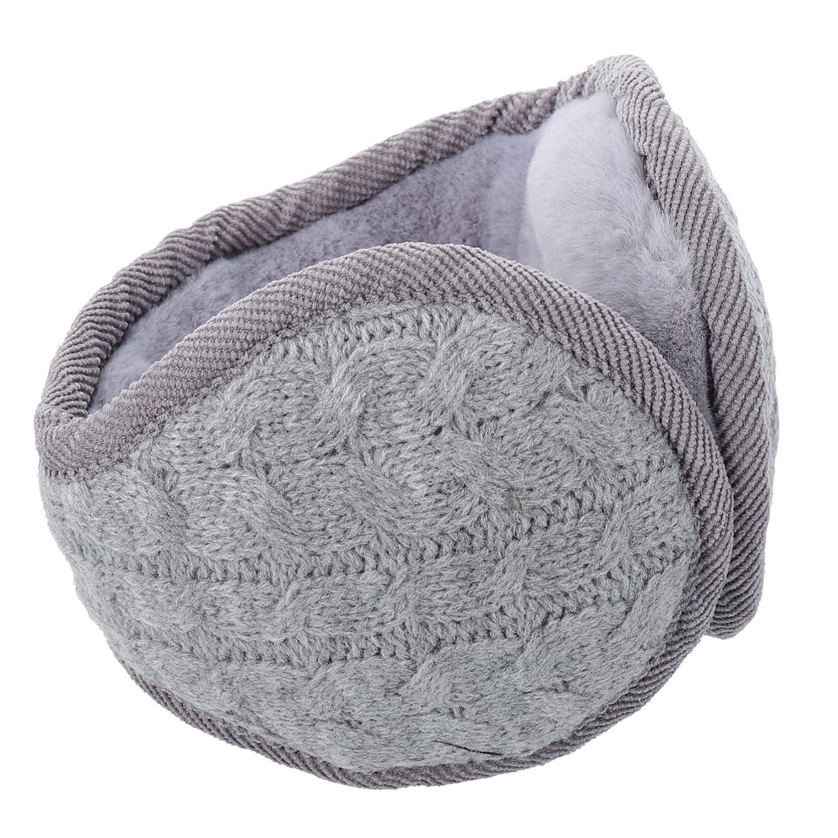 LIFKOME Comfortable Knitted Cotton Earmuff Winter Ear Muffs Ear Puff Ear Warmer for Outdoor Activities