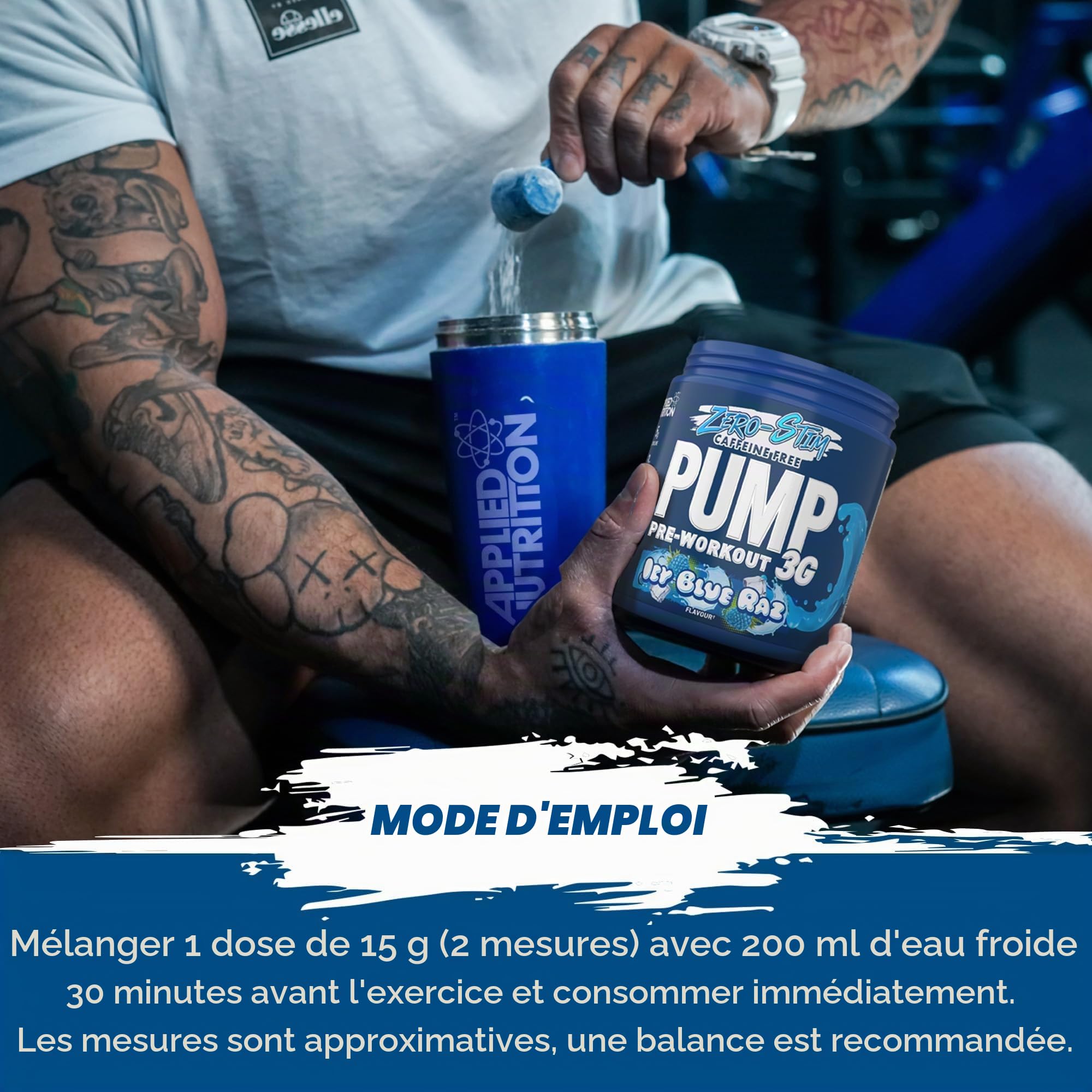 Applied Nutrition Pump 3G Pre Workout, Rainbow Unicorn, 375g