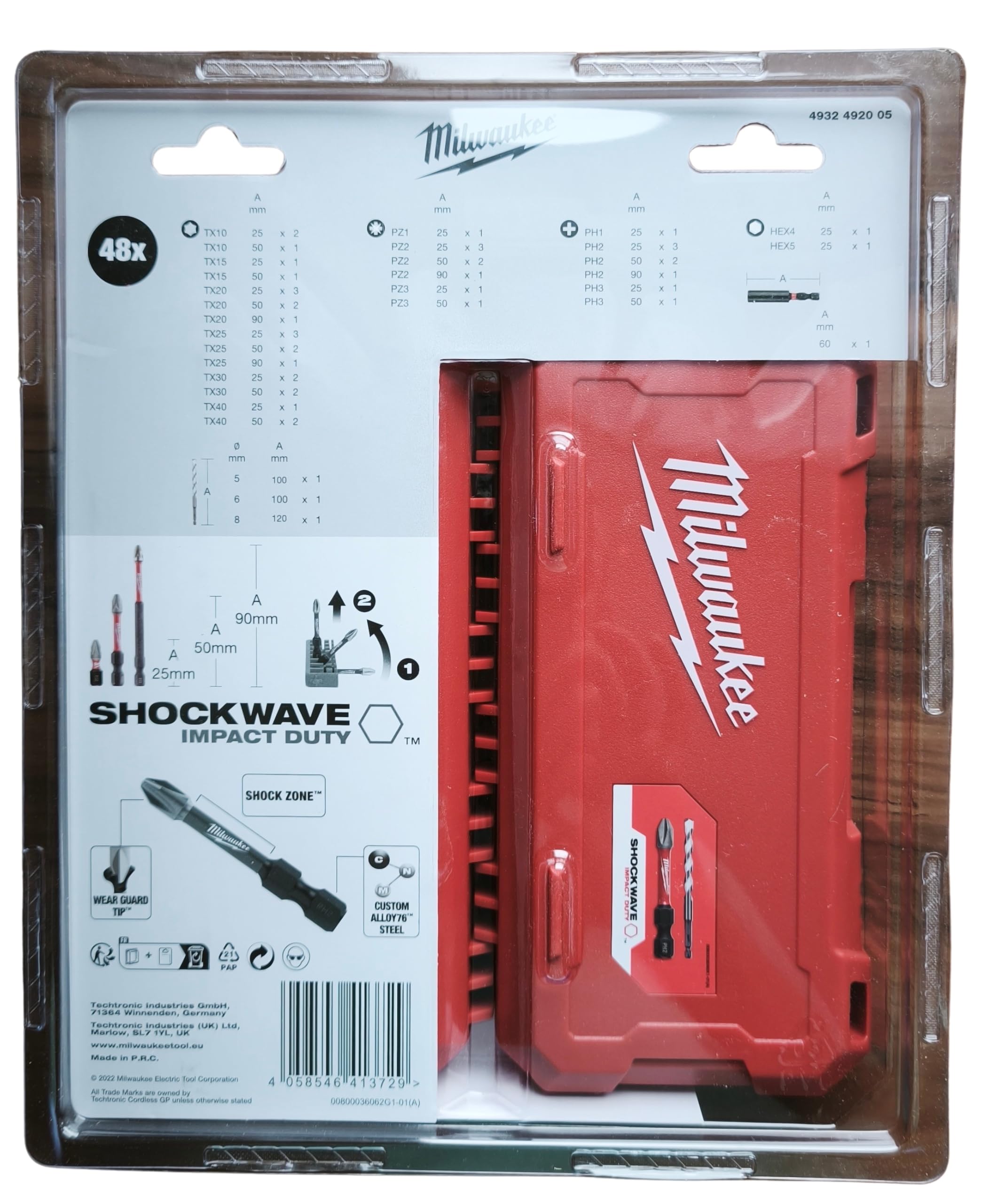 MILWAUKEE Serie di punte per giraviti 4932492005 25, 50, 90mm