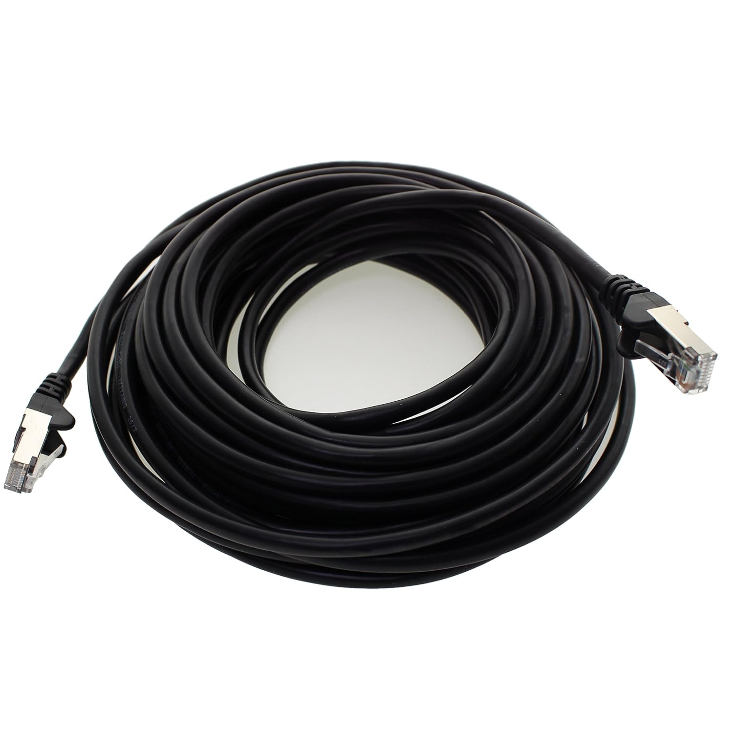1aTTack CAT5 SFTP Ethernet LAN Network Cable with 2x RJ45 10m - Black