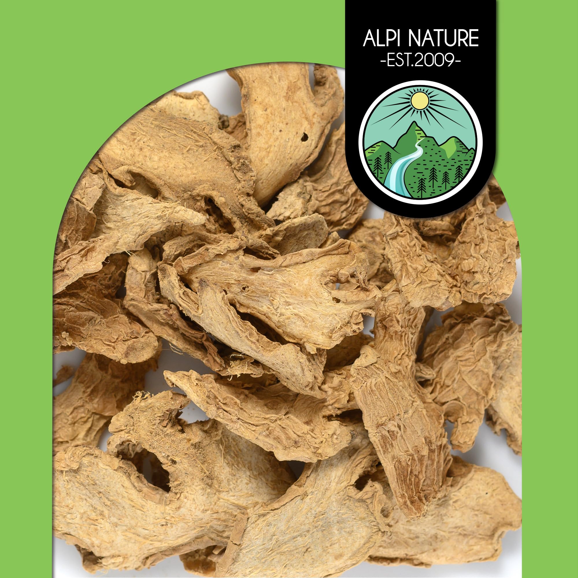 Pokrojony korzeń imbiru (500 g), herbata imbirowa, kawałki imbiru, herbata imbirowa, 100% naturalna, imbir bez dodatków, pokrojony korzeń imbiru