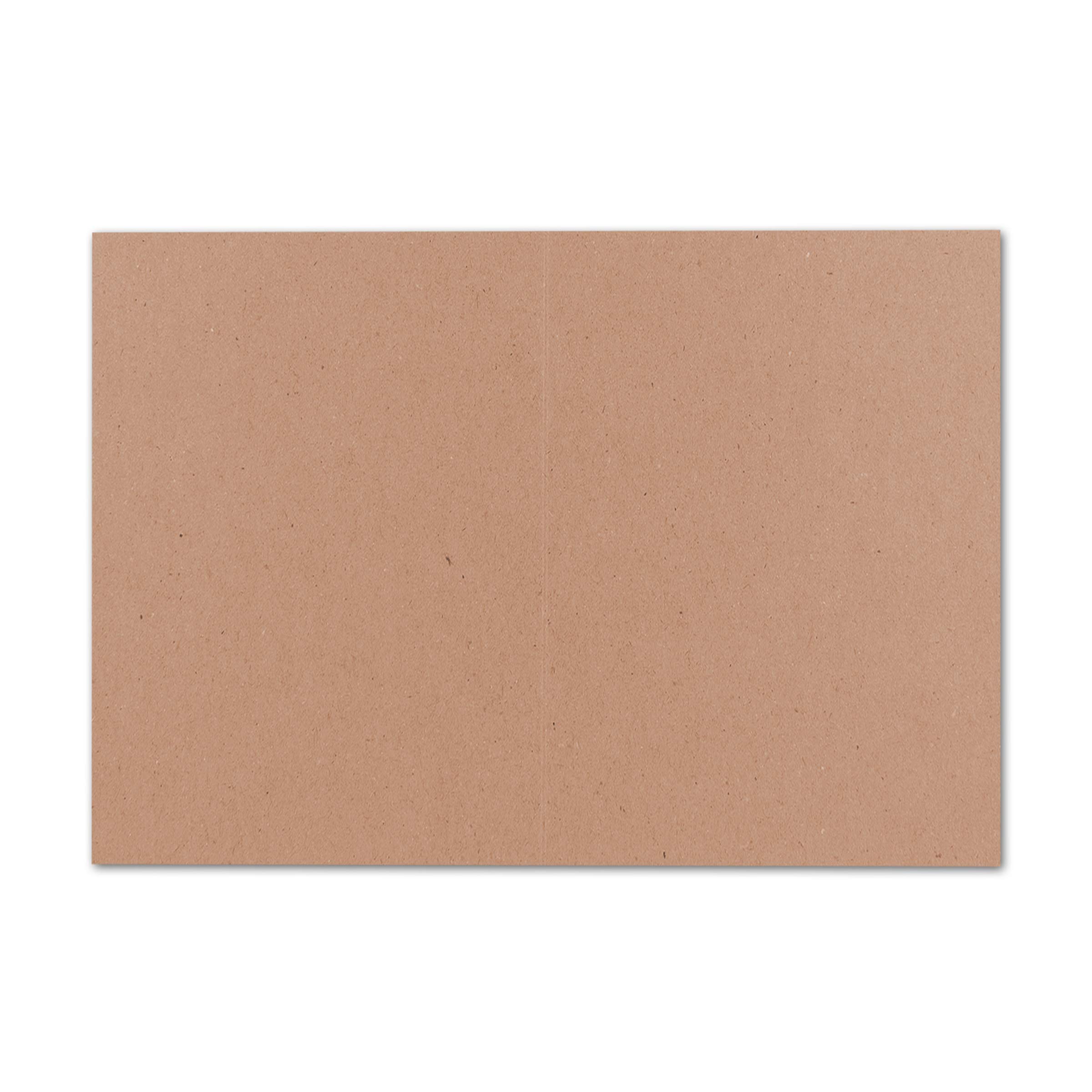 700 fogli di carta kraft rosa vintage, formato DIN A6, 105 x 148 mm, rosa naturale, riciclata, 220 g, biglietti pieghevoli bianchi - UmWelt di GUSTAV NEUSER
