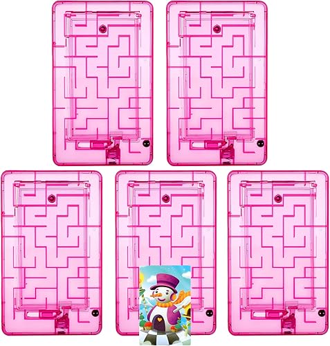 Miniatura 10 de Skylety Caja de Rompecabezas de Dinero de 5 Piezas, Caja de Tarjeta de Regalo, Soporte de Tarjeta de Rompecabezas de Plástico, Divertido Laberinto