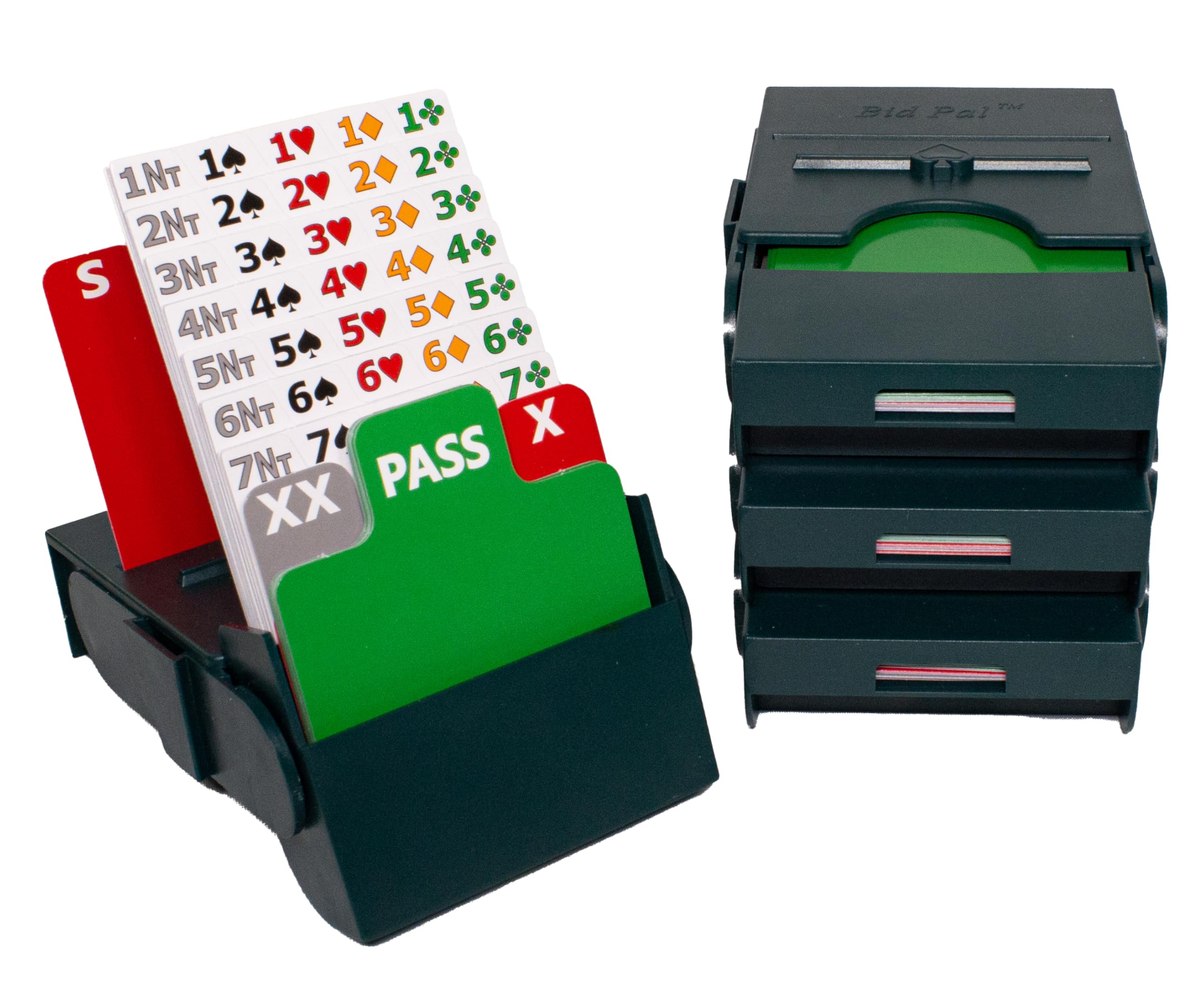Bridge Bidding Boxes set of 4 (Green)