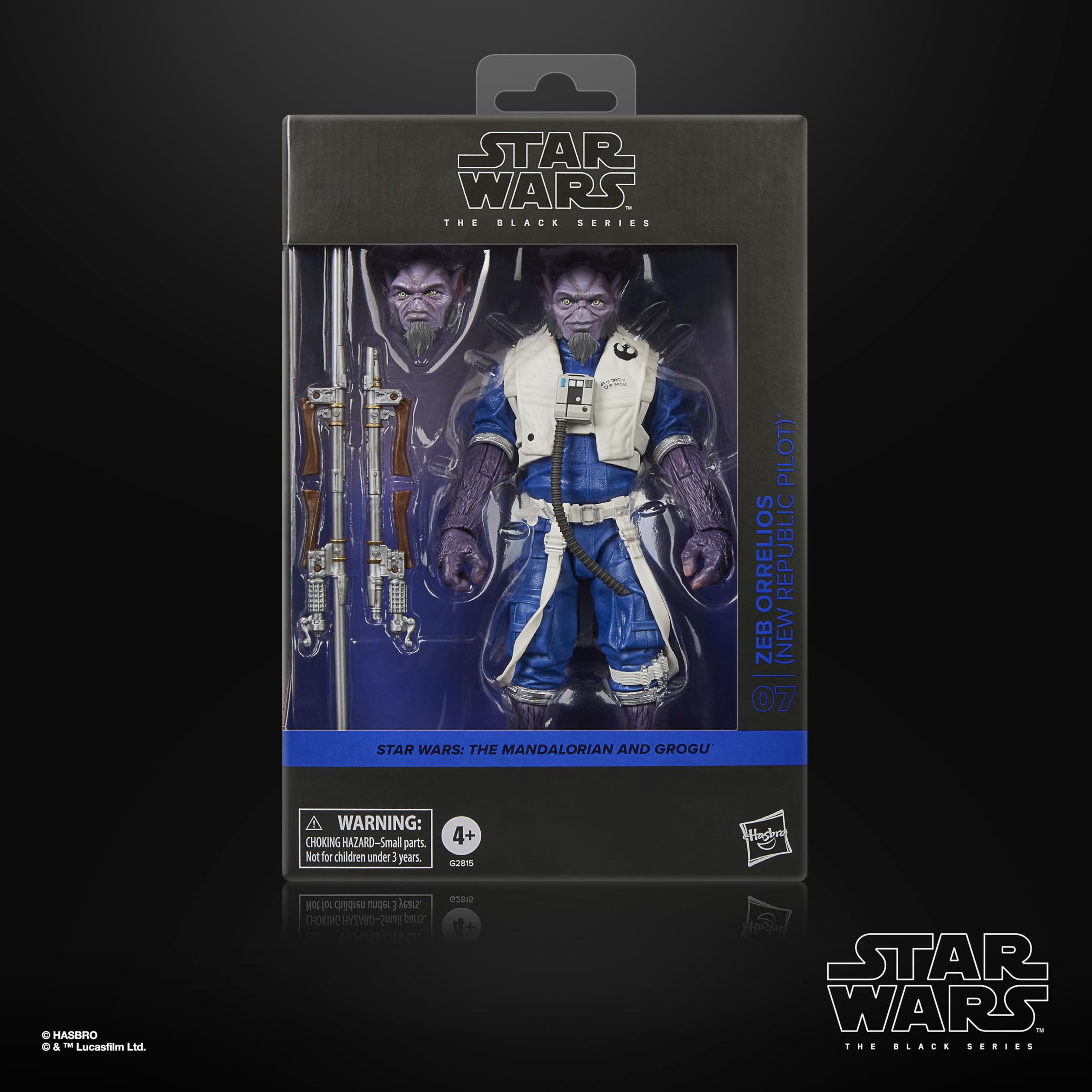 Star Wars The Black Series, Garazeb “Zeb” Orrelios, The Mandalorian & Grogu, Figura Premium Coleccionable de 15 cm