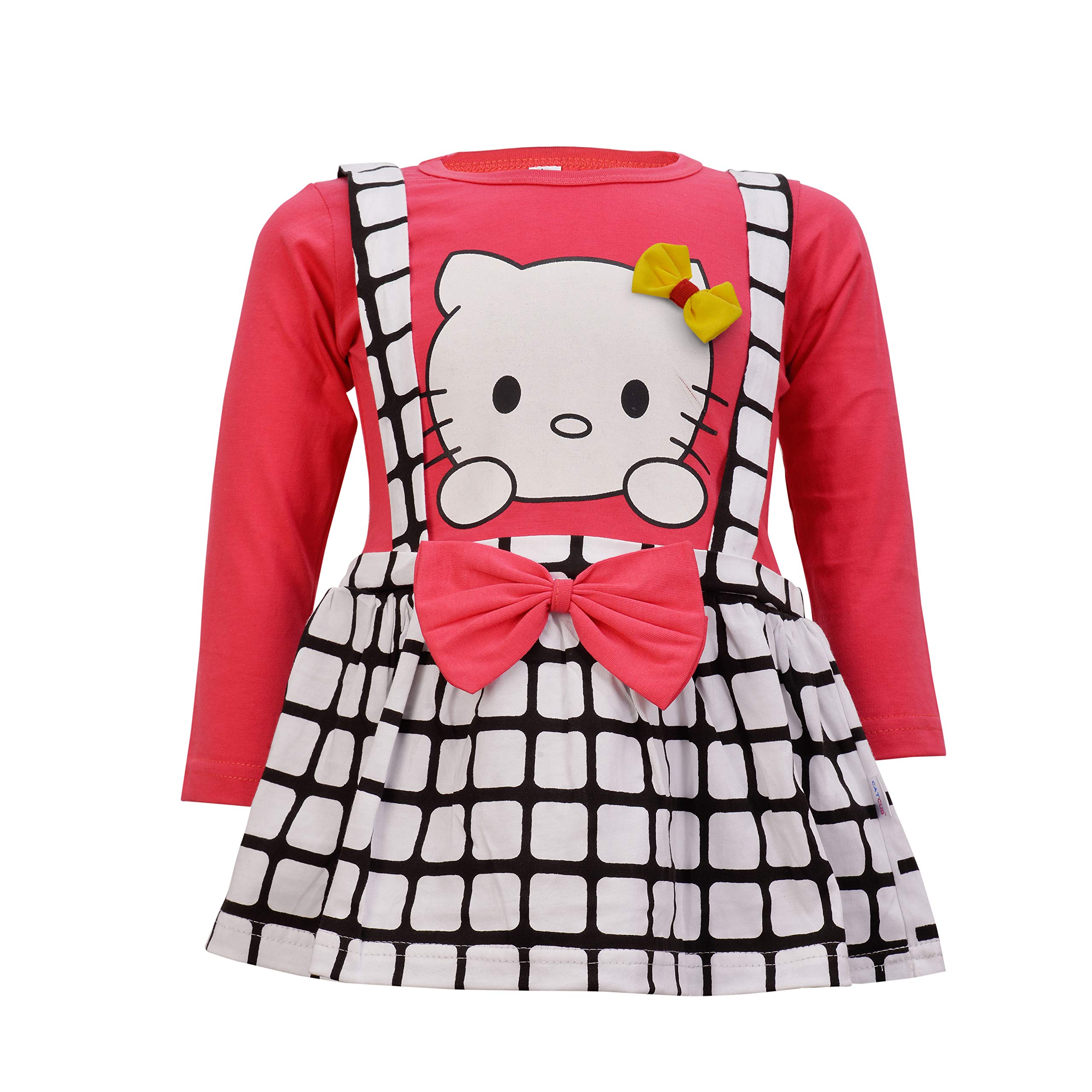 CATCUBGirl's T-Shirt Knee Length Frock