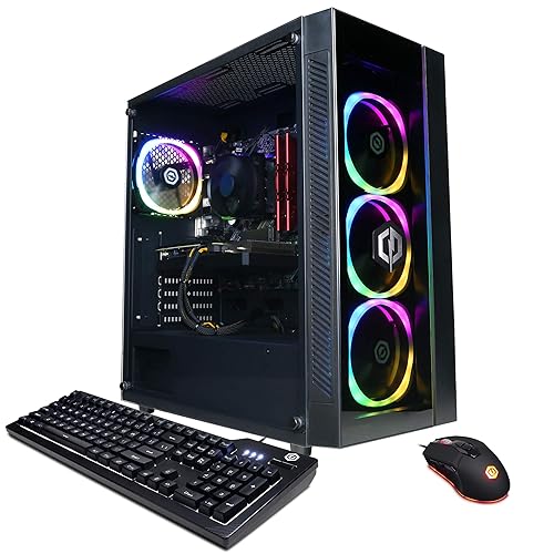 CYBERRPOWERPC Gamer Xtreme VR Gaming PC, Intel Core i5-11600KF 3.9GHz, GeForce RTX 3060 12GB, 16GB DDR4, 500GB PCI-E NVMe SSD, 1TB HDD, WiFi Ready & Win 11 Home (GXiVR8480A11), Black - i5-11600KF | RTX 3060 | DeelCool Case