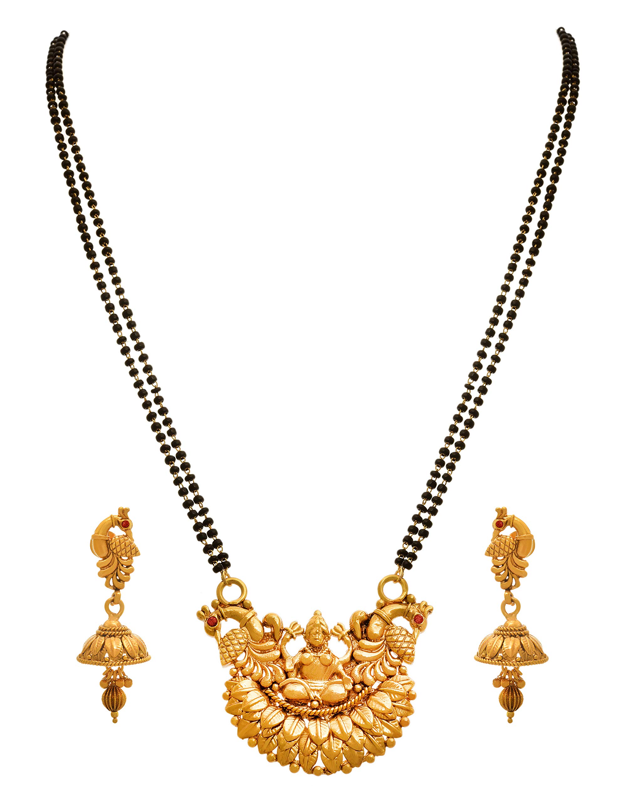 JFL - Jewellery for Less Copper Mangalsutra for Women (Red),Valentine (B07WR5BNY8) Amazon Price History, Amazon Price Tracker