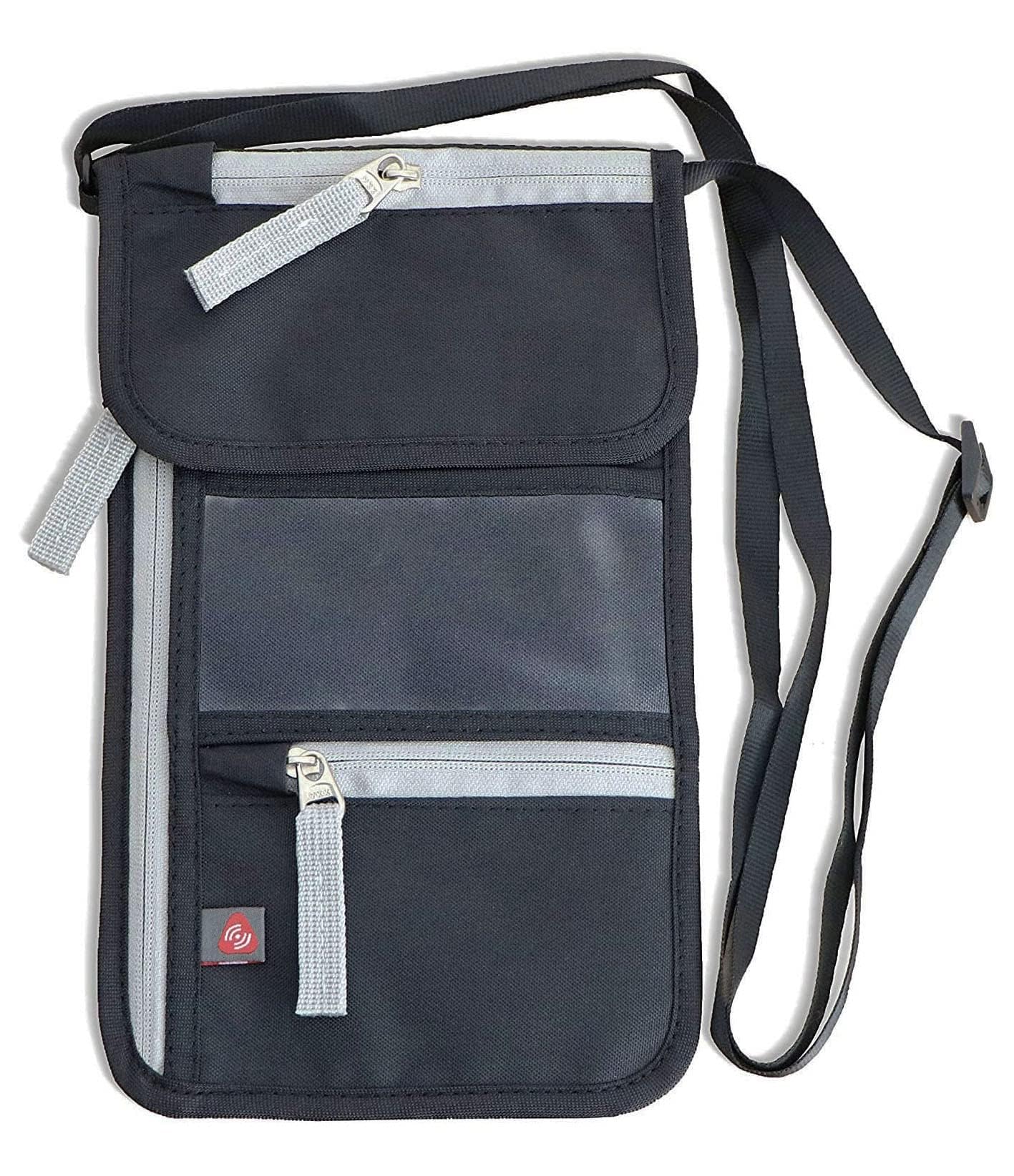 Neck Wallet Pouch Passport Holder RFID Blocking for TravelPassport Holder Neck Pouch