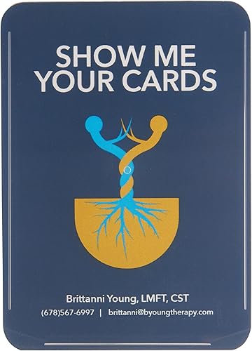 Miniatura 2 de Show Me Your Cards Tarjetas de aviso de conexión de intimidad para parejas arreglar relaciones sin contacto, 50 tarjetas de juego, ideas para tacto,